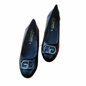 Giày Búp Bê Da Khóa Cao Cấp - Haanh