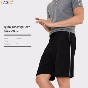 Quần Short Stripe Slimfit No 077 - Basic Plus