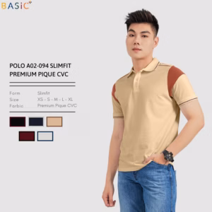 Áo Polo Hand Contrast Slimfit No 094 - Basic Plus