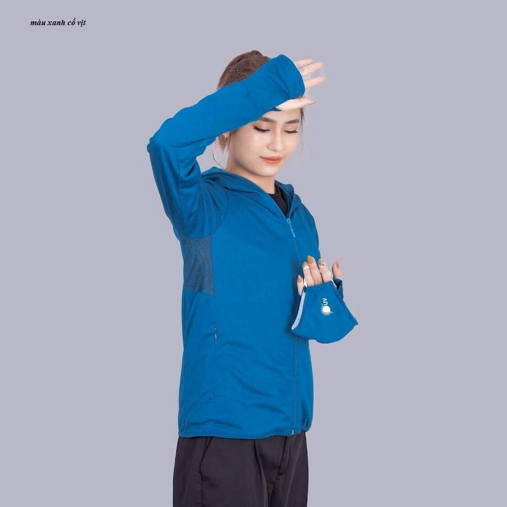 Áo Chống Nắng Nữ 2 Lớp Dáng Ngắn Chống Tia Uv - Diepchi Fashion - Ảnh 6