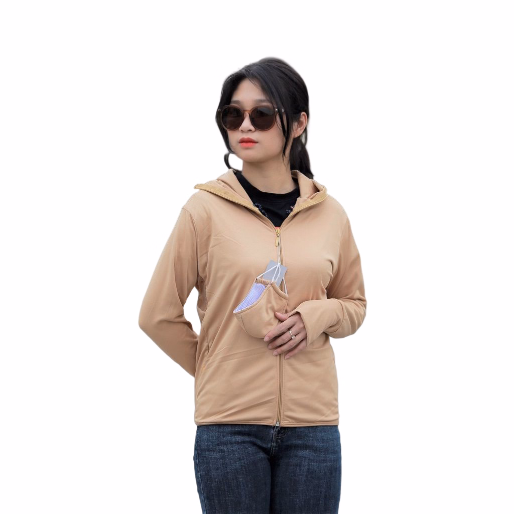 Áo Chống Nắng Nữ 2 Lớp Dáng Ngắn Chống Tia Uv - Diepchi Fashion - Ảnh 5