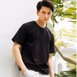 Áo Thun Nam Menswear Phông Ngắn Tay Cổ Tròn Trơn Basic Regular Fit Premium - Tuto5