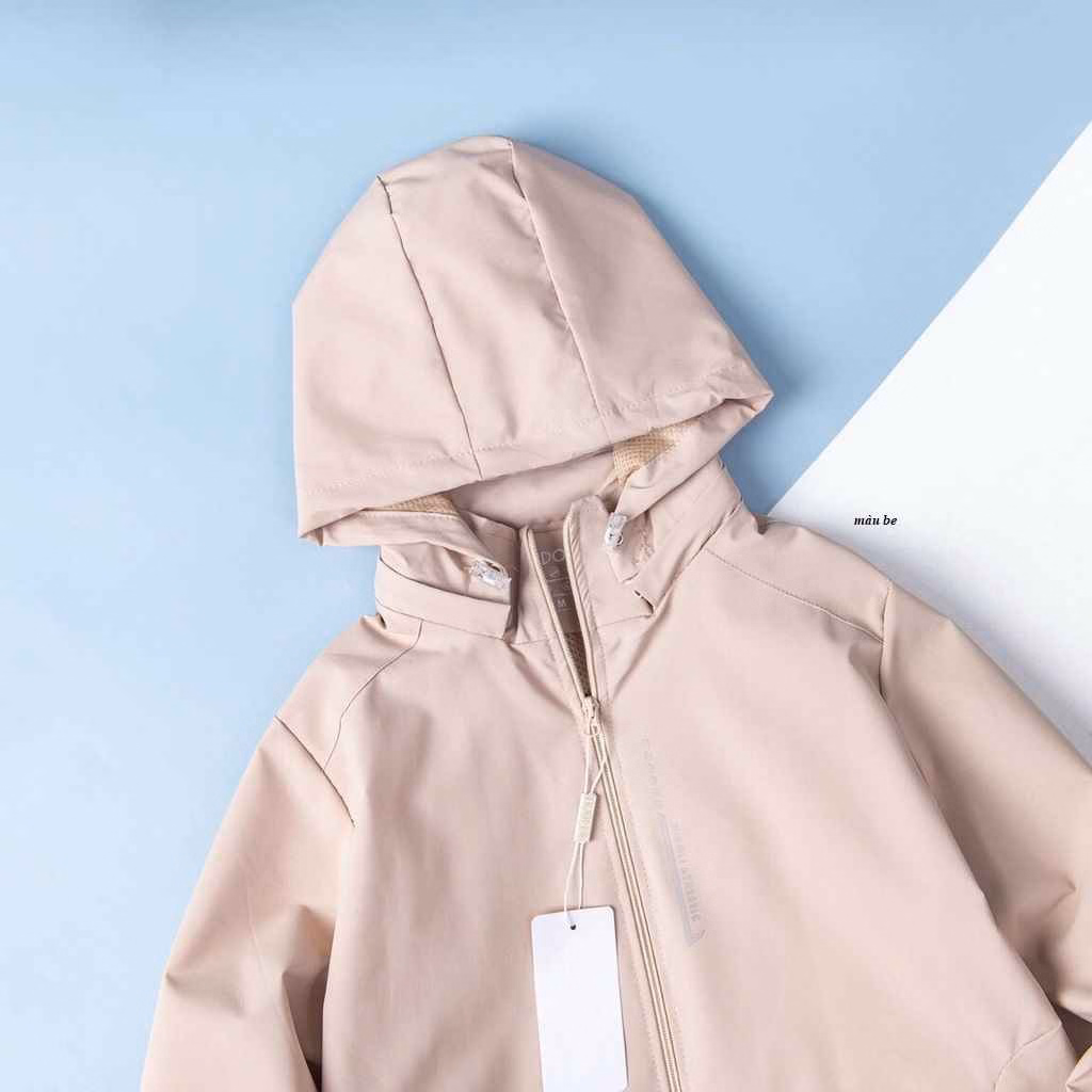 Áo Gió Nữ 2 Lớp Chống Nước In Chữ Dọc Cao Cấp - Diepchi Fashion - Ảnh 5