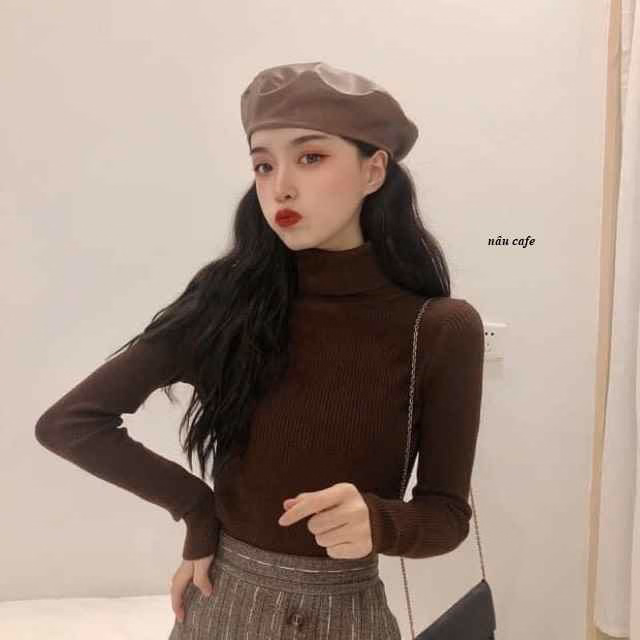 Áo Len Cổ Lọ Dài Tay Chất Đẹp - Diepchi Fashion - Ảnh 13