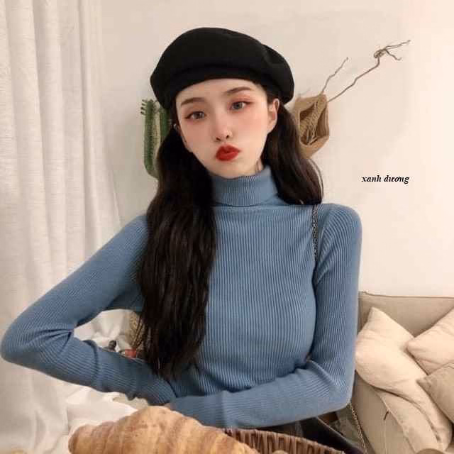 Áo Len Cổ Lọ Dài Tay Chất Đẹp - Diepchi Fashion - Ảnh 12