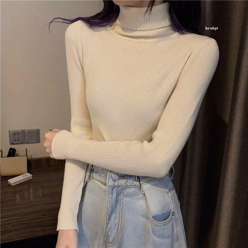 Áo Len Cổ Lọ Dài Tay Chất Đẹp - Diepchi Fashion - Ảnh 11