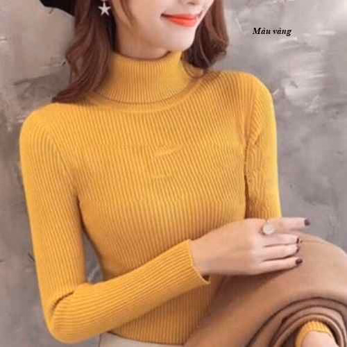 Áo Len Cổ Lọ Dài Tay Chất Đẹp - Diepchi Fashion - Ảnh 5