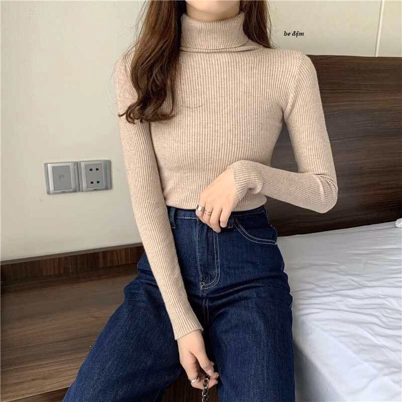 Áo Len Cổ Lọ Dài Tay Chất Đẹp - Diepchi Fashion - Ảnh 10