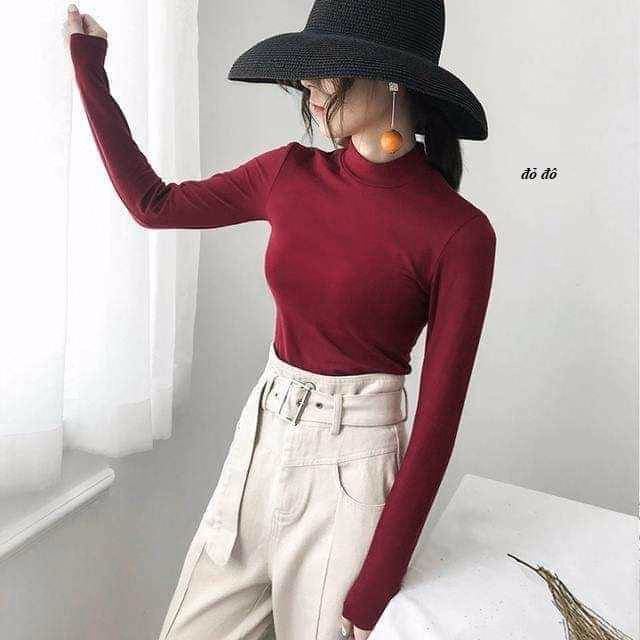 Áo Giữ Nhiệt Nữ Lót Nỉ Mềm Ấm - Diepchi Fashion - Ảnh 4