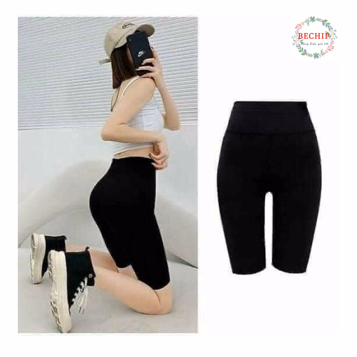 Quần Legging Ngố Phong Cách Hàn Quốc Ctb06 - Bechip - Ảnh 2