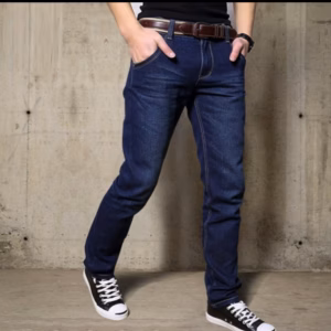 Quần Jean Nam Ống Suông Vải Jean Cotton - Lê Phương Boutique