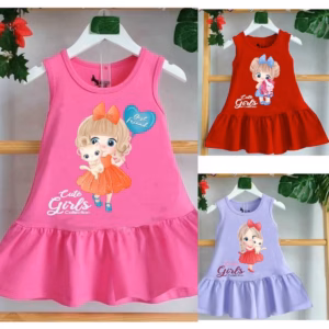 Đầm Sát Nách In Hình Bé Gái Dễ Thương - Be Yourself