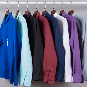 Áo Sơ Mi Nam Dài Tay Dáng Slim Chất Poly Chéo - Men'S Style