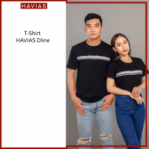 Áo Thun Nam Nữ Cặp Đôi Cotton Dline - Havias