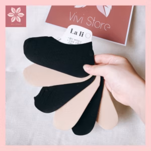Combo 10 Đôi Tất Chống Trơn Trượt Hàn Quốc, Tất Hài Lali Cao Cấp - Dma Store