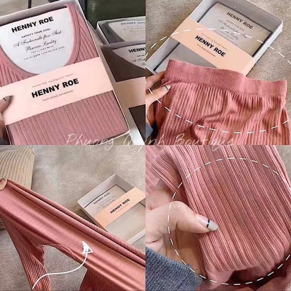 Bộ Len Tăm Giữ Nhiệt Nữ Siêu Ấm, Bộ Len Body Nữ Kèm Hộp - Dmastore - Ảnh 12