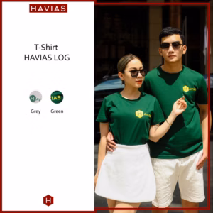 Áo Thun Cặp Đôi Cotton Log - Havias