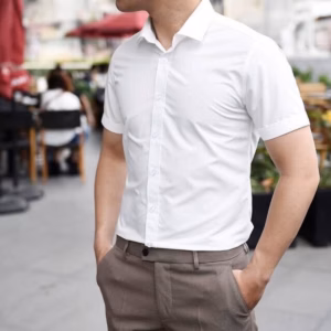Áo Sơ Mi Nam Cộc Tay Dáng Slim - Men'S Style