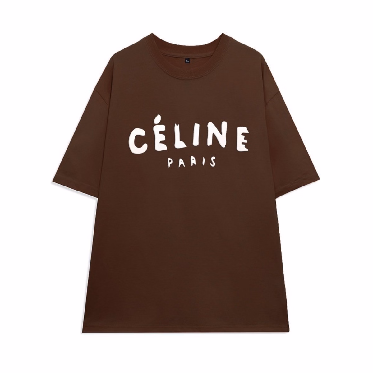 Áo Thun Tay Lỡ Unisex In Chữ Céline Paris - Chốt Đi Store - Ảnh 4