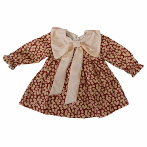 Đầm Công Chúa Hoa Nhí Nơ To - Zinpro