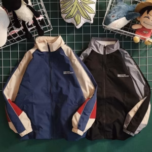 Áo Khoác Dù Cổ Đứng In Chữ Herb Syvoid Phối Tay Nhiều Màu Siêu Chất - Golden Dream