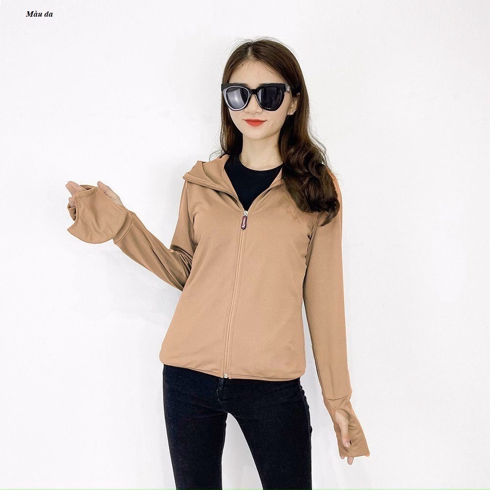 Áo Khoác Nữ 2 Lớp Dáng Ngắn Chống Nắng Chống Tia Uv50+,Tặng Kèm Khẩu Trang - Chipxinhxk - Ảnh 2