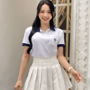Áo Polo Nữ Phối Túi Ngực - Chipxinhxk