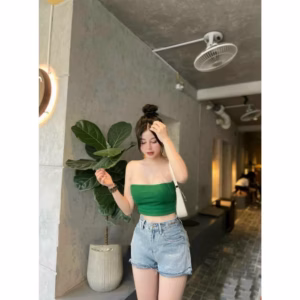 Áo Quây Trơn, Không Dây Với Chất Zip Mềm, Sexy Quyến Rũ - Diepchi Fashion