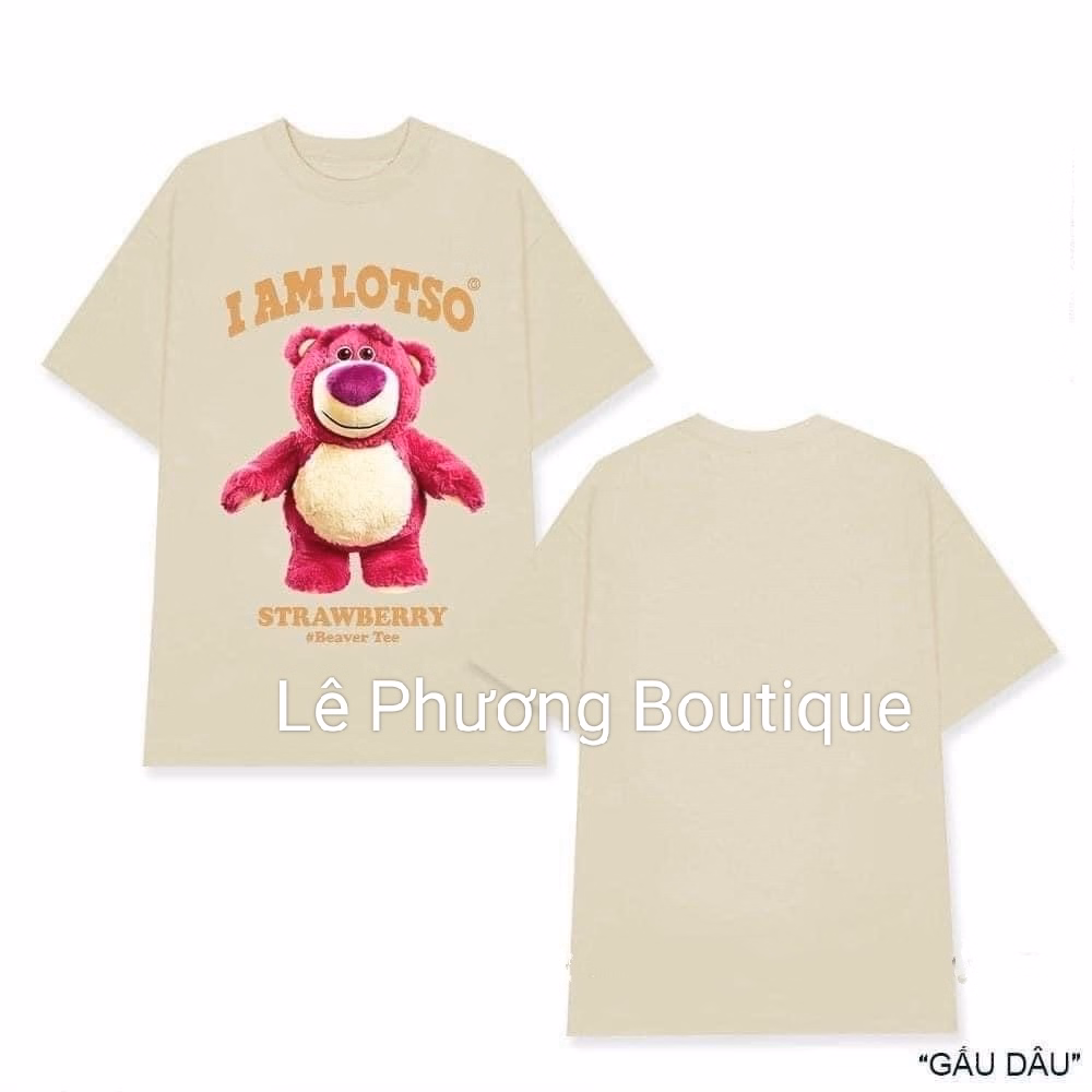 Áo Phông Form Rộng Gấu Dâu - Lê Phương Boutique - Ảnh 5