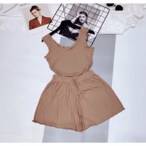 Set Bộ Mặc Nhà Sát Nách Viền Bèo Nữ Tính - Chipxinhxk