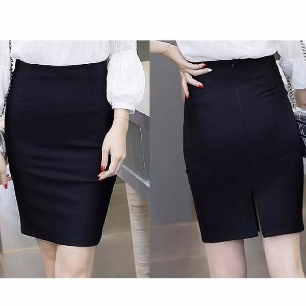 Chân Váy Bút Chì Ngắn Đến Đầu Gối, Chuẩn Gu Thời Trang Công Sở - Chipxinhxk
