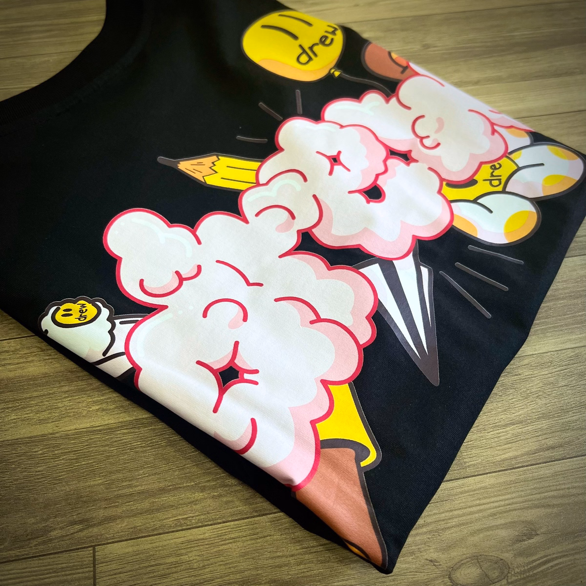 Áo Thun Tay Lỡ Unisex Mã Drew Mịn Mát Thấm Hút Mồ Hôi - Chốt Đi Store - Ảnh 5