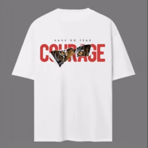 Áo Thun Tay Lỡ Unisex Form Rộng, Phông Nam Nữ In Chữ Courage Siêu Đẹp - Chốt Đi Store