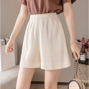 Quần Short Nữ Dáng Ống Rộng, Dập Ly To Qsdlor - Diepchi Fashion