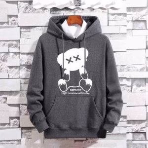 Áo Thun Hoodie Gấu Empathy Form Rộng Nỉ Bông Dáng Oversize Nam Nữ Unisex - Ausa House