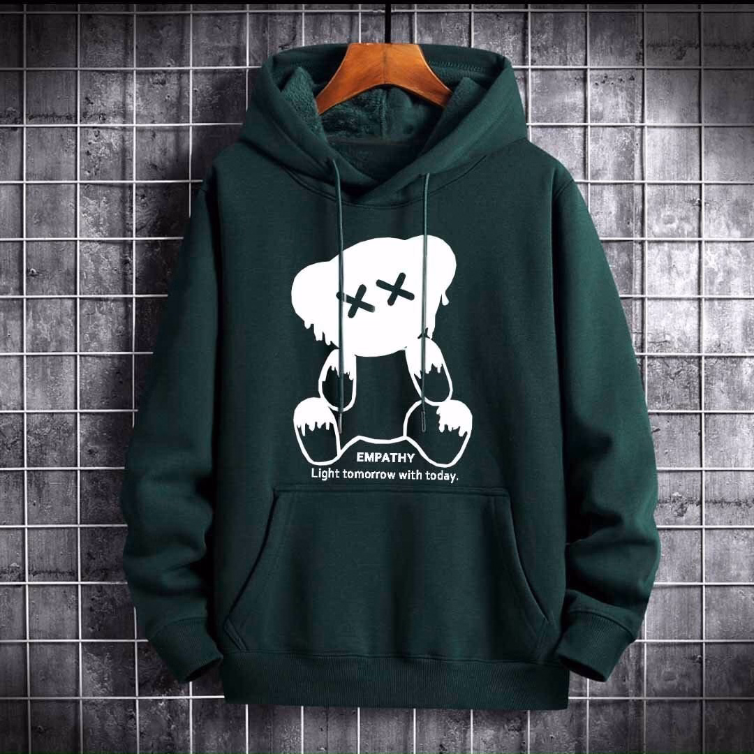 Áo Thun Hoodie Gấu Empathy Form Rộng Nỉ Bông Dáng Oversize Nam Nữ Unisex - Ausa House - Ảnh 13