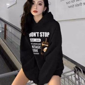 Áo Thun Hoodie Nam Nữ Unisex Don'T Stop Chất Nỉ Poly - Ausa House