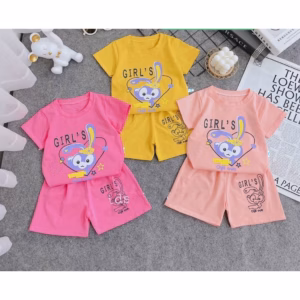 Bộ Quần Áo Bé Gái In Rabit2 Siêu Cưng - Be Yourself