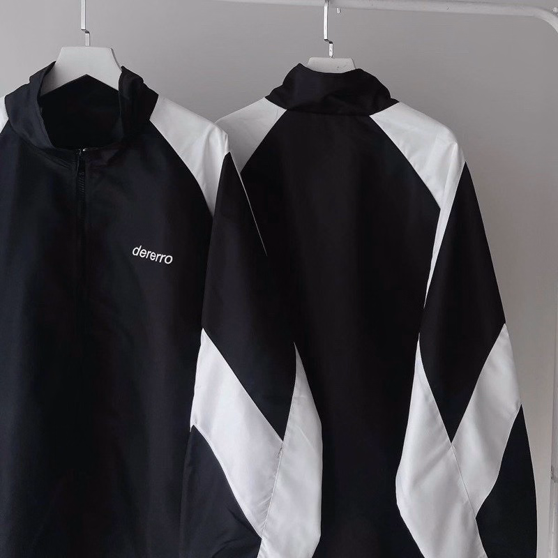 Áo Khoác Dù Nam Nữ Cổ Đứng Phối 2 Màu In Chữ Dererro Nổi Bật - Golden Dream - Ảnh 3