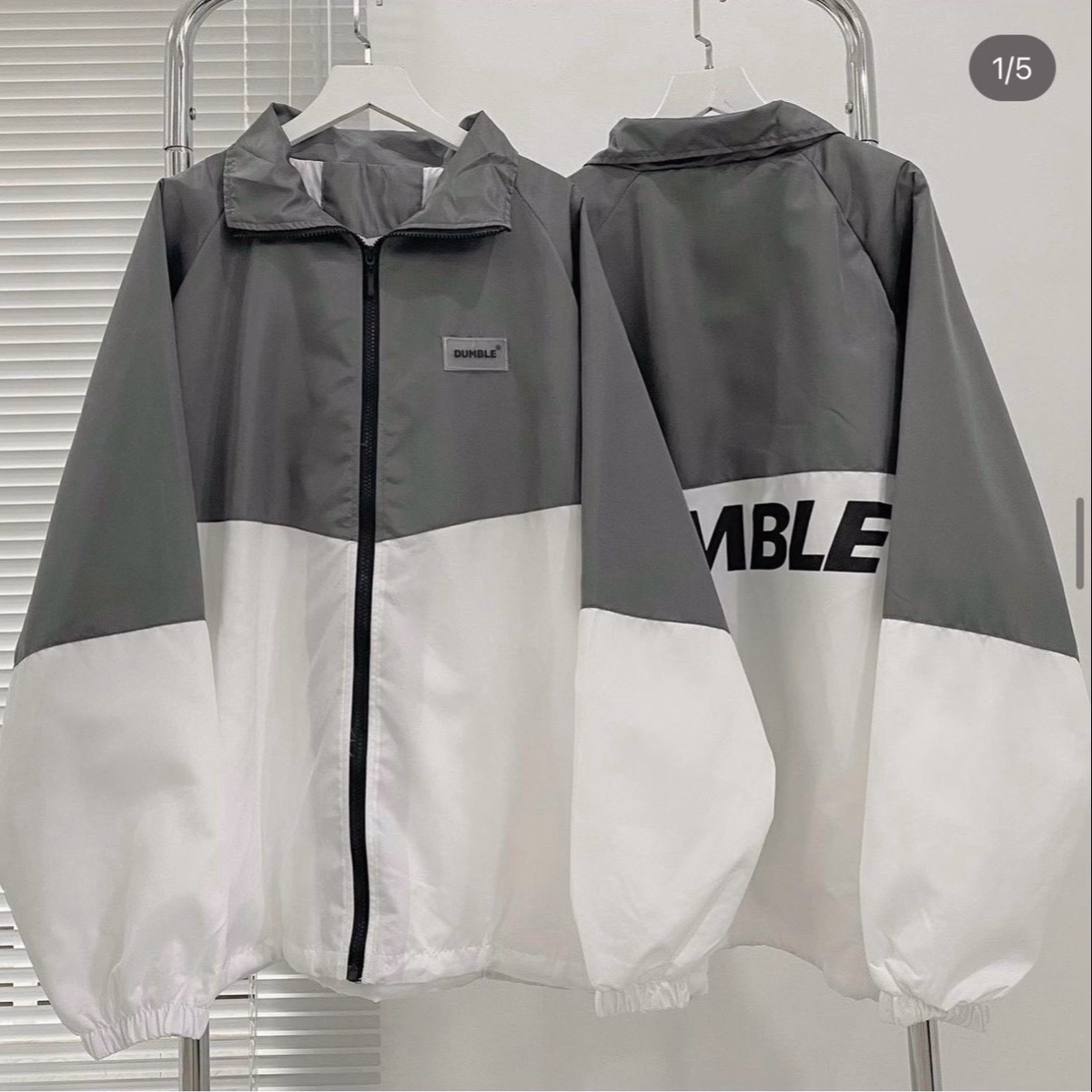 Áo Khoác Dù Nam Nữ Cổ Bẻ In Chữ Dumble Phối Màu Sắc Nét Tp279 - Golden Dream