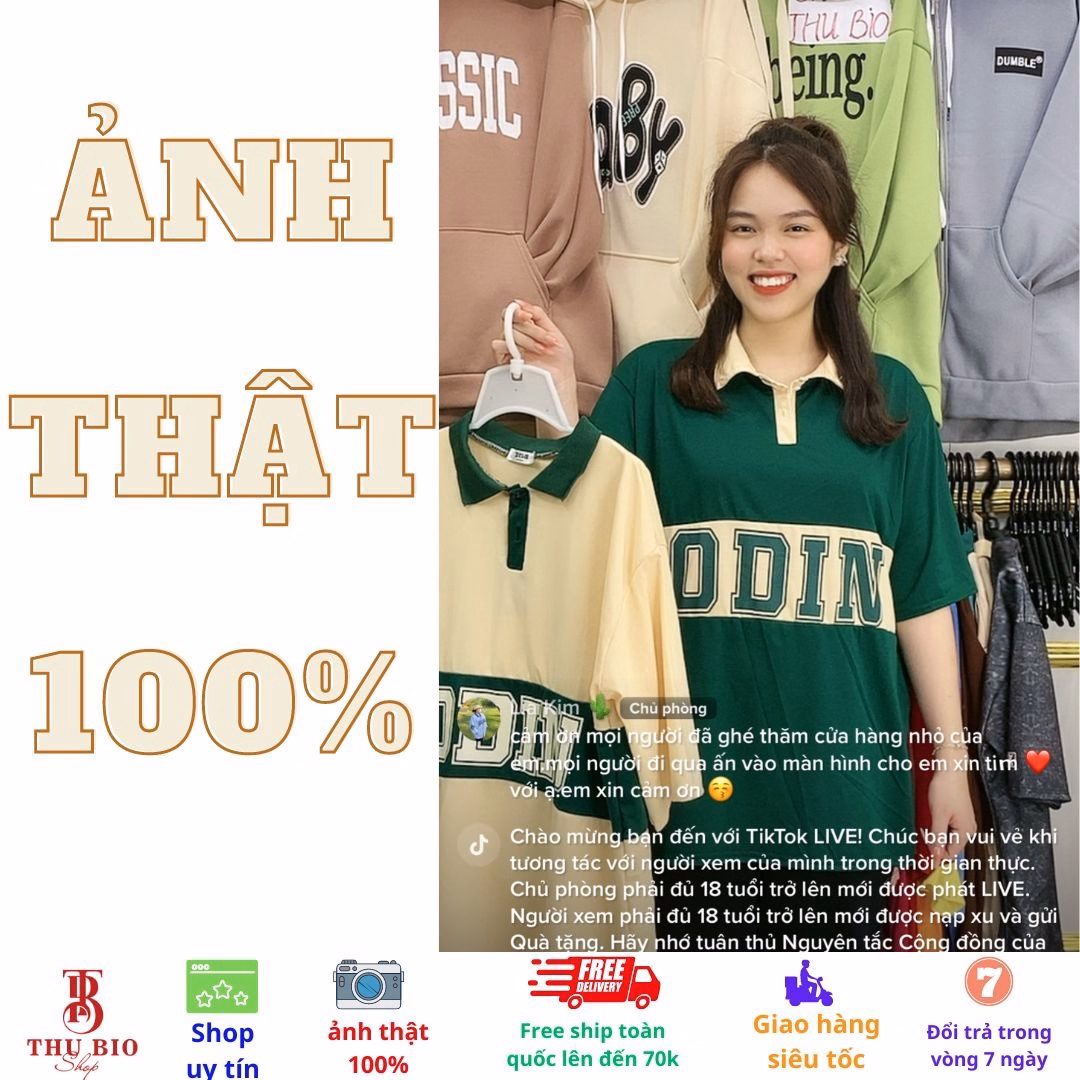 Áo Thun Tay Lỡ Form Rộng, Áo Phông Nữ Chất Cotton Su Odin - Ảnh 7