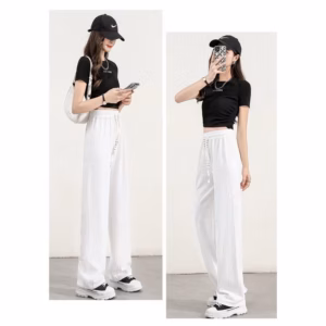 Quần Xốp Sóng Nữ, Dáng Ống Rộng Cạp Chun Mặc Thoải Mái Qxsd - Chipxinhxk