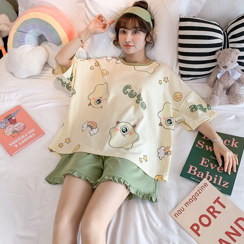 Bộ Đùi Nữ, Set Ngủ Nữ Cute - Ảnh 3