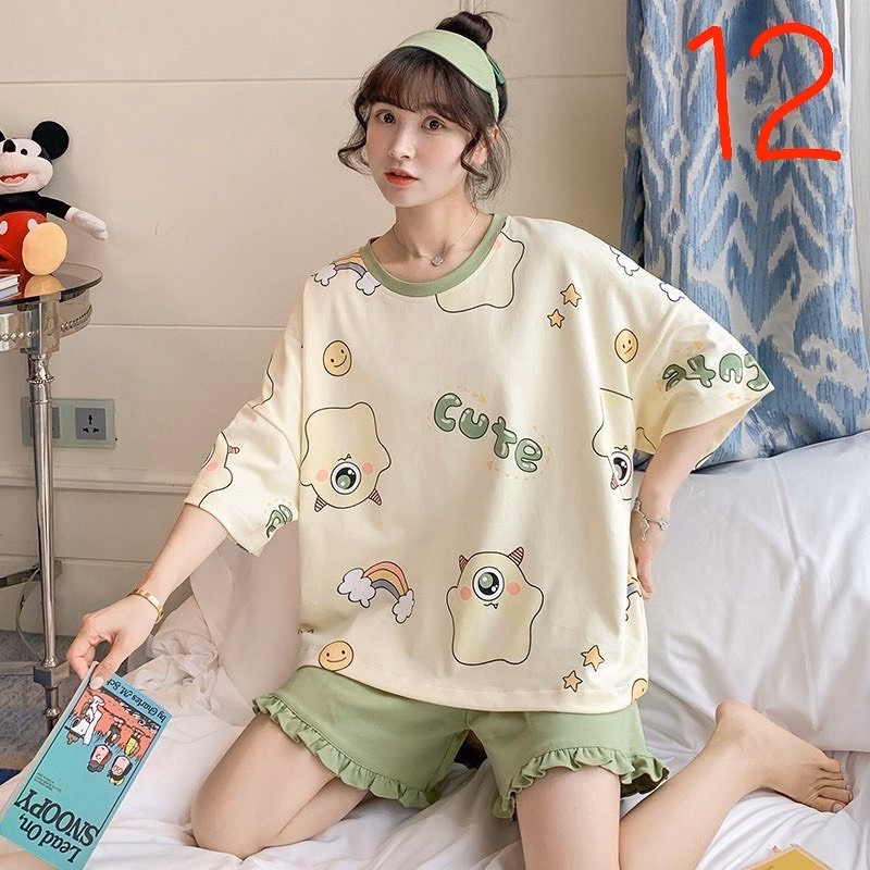 Bộ Đùi Nữ, Set Ngủ Nữ Cute - Ảnh 5