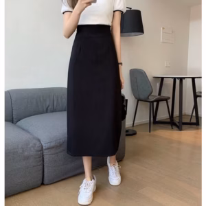 Chân Váy Nữ Dáng Dài Xẻ Tà Sau, Form Chuẩn Lên Dáng Siêu Xinh Cvxts - Chipxinhxk