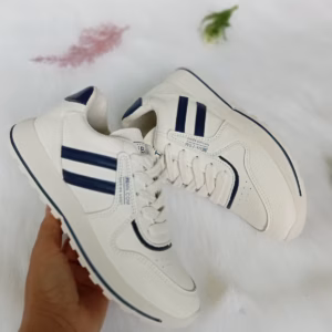 Giày Thể Thao Nam, Nữ Da Cao Cấp 2 Sọc, Trẻ Trung, Mẫu Hót Nhất (Form Nhỏ Hơn 1 Size) - Haanh