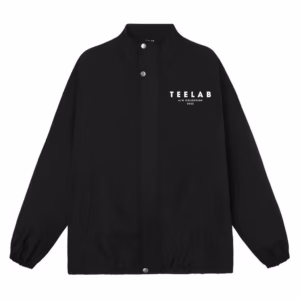 Áo Khoác Dù Nam Nữ Teelab Chất Vải Gió 2 Lớp Form Rộng Cao Cấp Màu Đen Sht06 - Minh Hà House