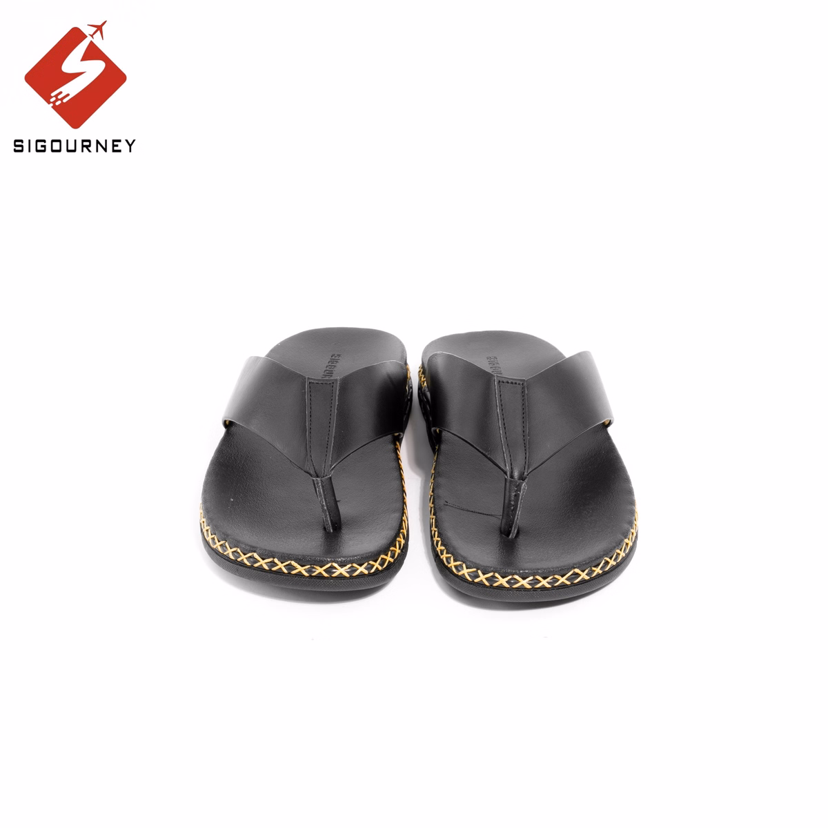 Dép Da Nam Xỏ Ngón Cao Cấp Từ Da Bò Khâu Đế Chắc Chắn Bảo Hành 18 Tháng - Sigourney - Ảnh 4