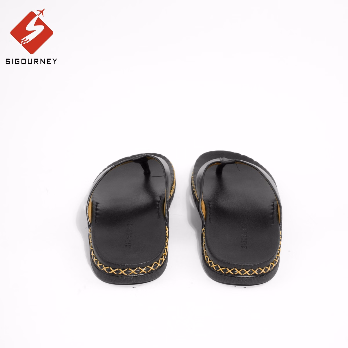 Dép Da Nam Xỏ Ngón Cao Cấp Từ Da Bò Khâu Đế Chắc Chắn Bảo Hành 18 Tháng - Sigourney - Ảnh 5