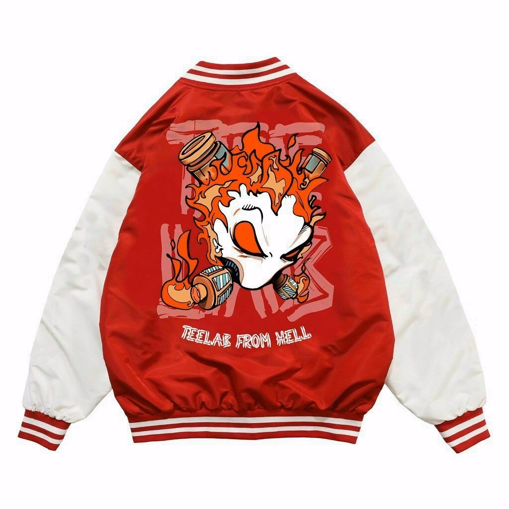 Áo Khoác Dù Nam Nữ Bomber Form Rộng 2 Lớp Thời Trang Màu Đỏ Sht12 - Minh Hà House - Ảnh 2